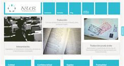 Desktop Screenshot of nurtraducciones.com